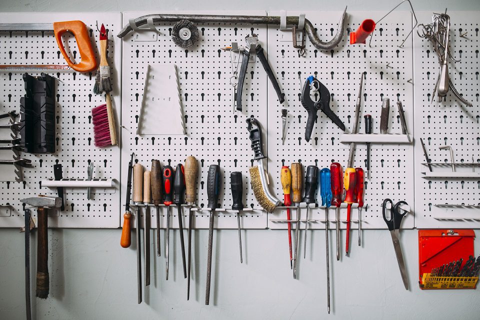 tools, tool kit, declutter your garage