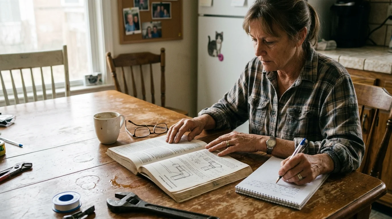 Editorial photograph illustrating: Step-by-Step Instructions