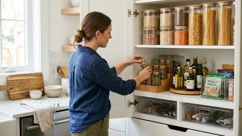The Kitchen Cabinet Organization Hacks Professional Organizers Use